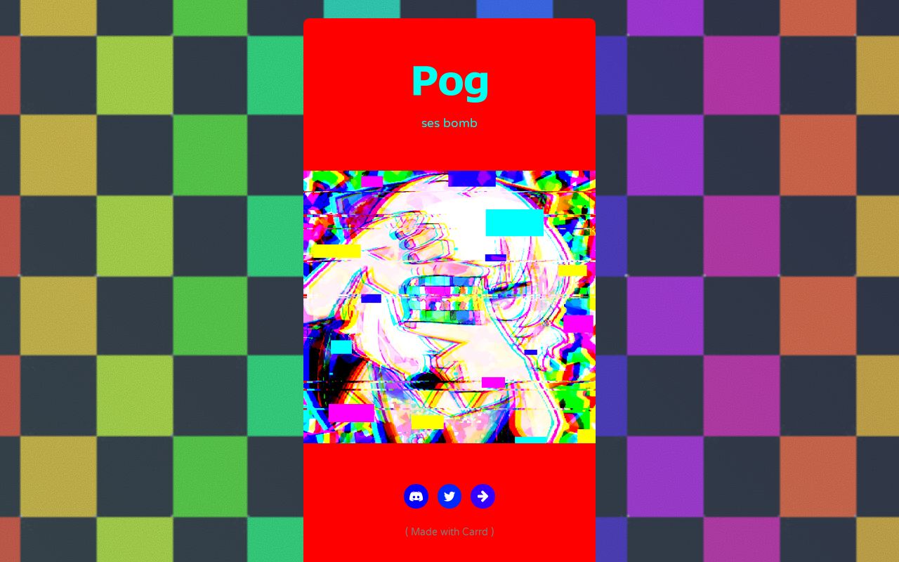 Carrd profile picture for @hellish